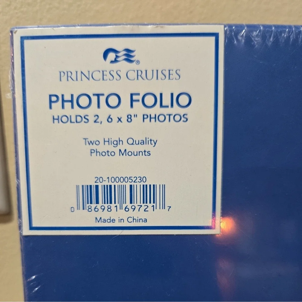 Princess Cruises Ship Photo Folio Memories At Sea Album Holds 2 6x8 Pictures New